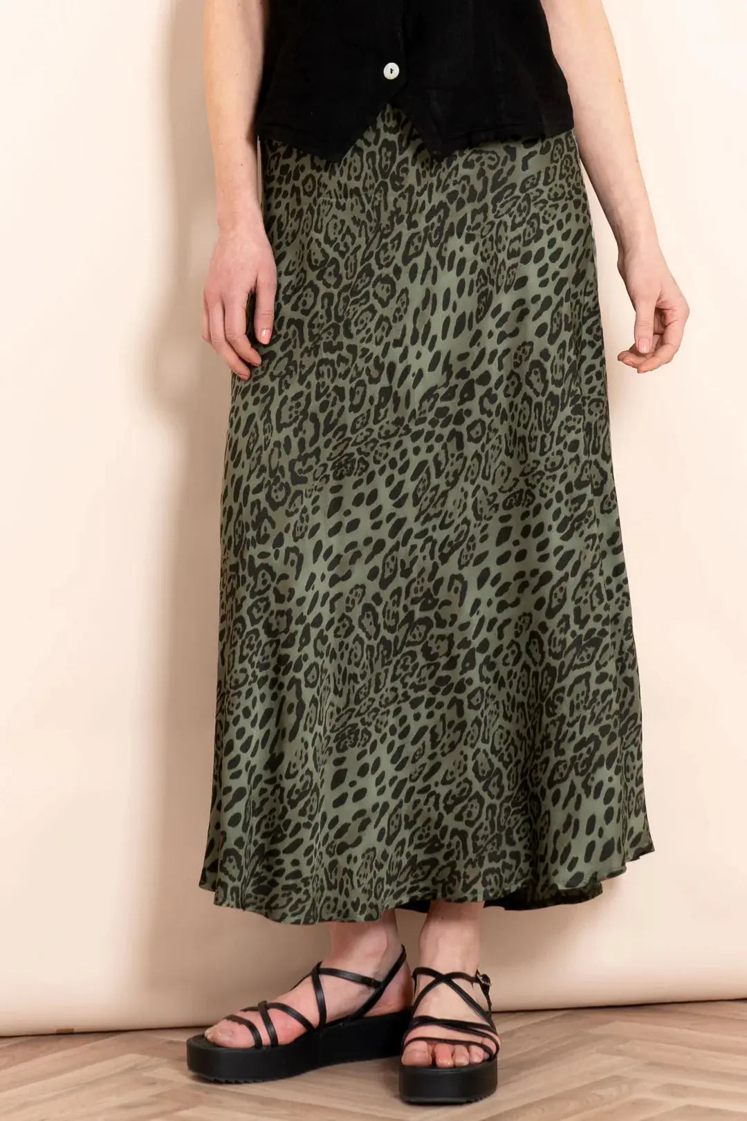 Animal Print Slip Skirt The Style Closet