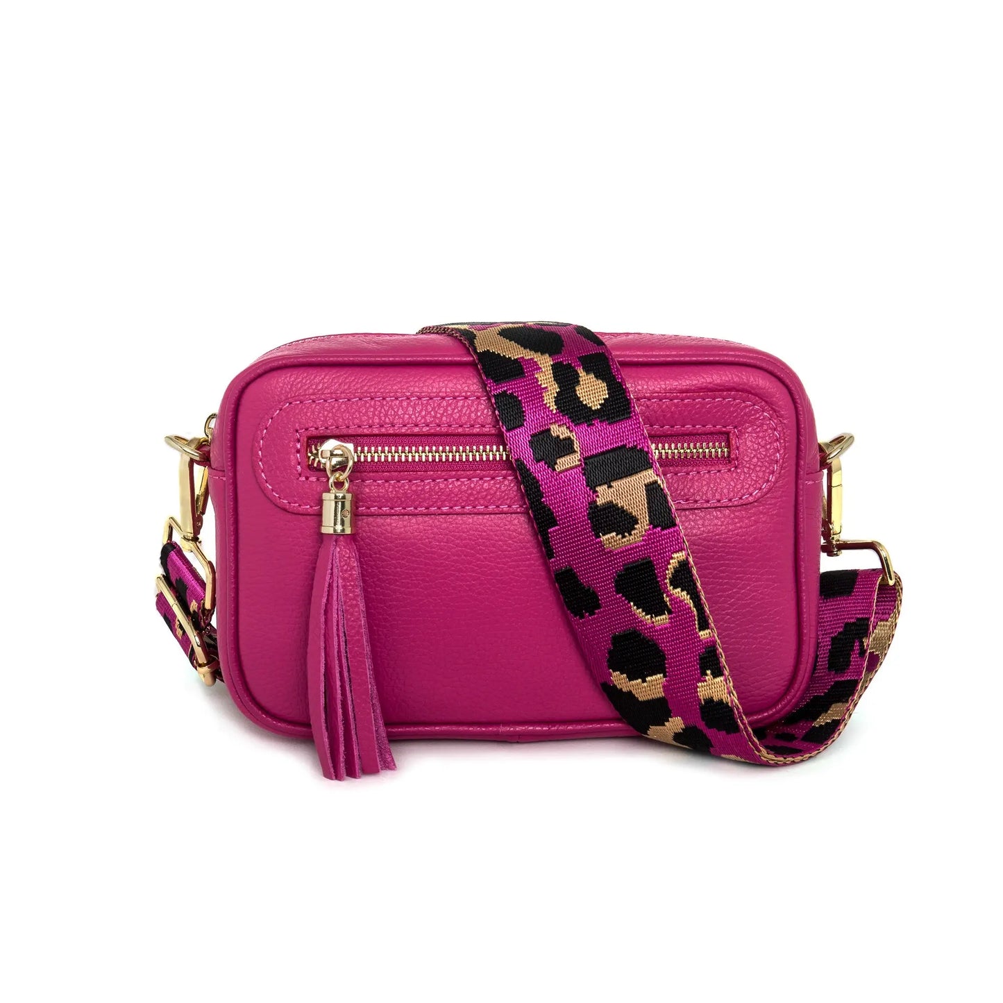 Camera Italian Leather Handbag - with additional side zip The Style Closet