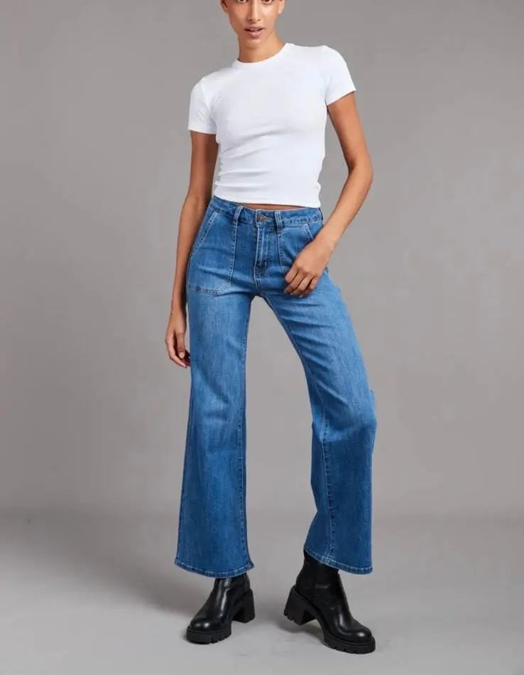 Toxik Wide Leg Jeans The Style Closet
