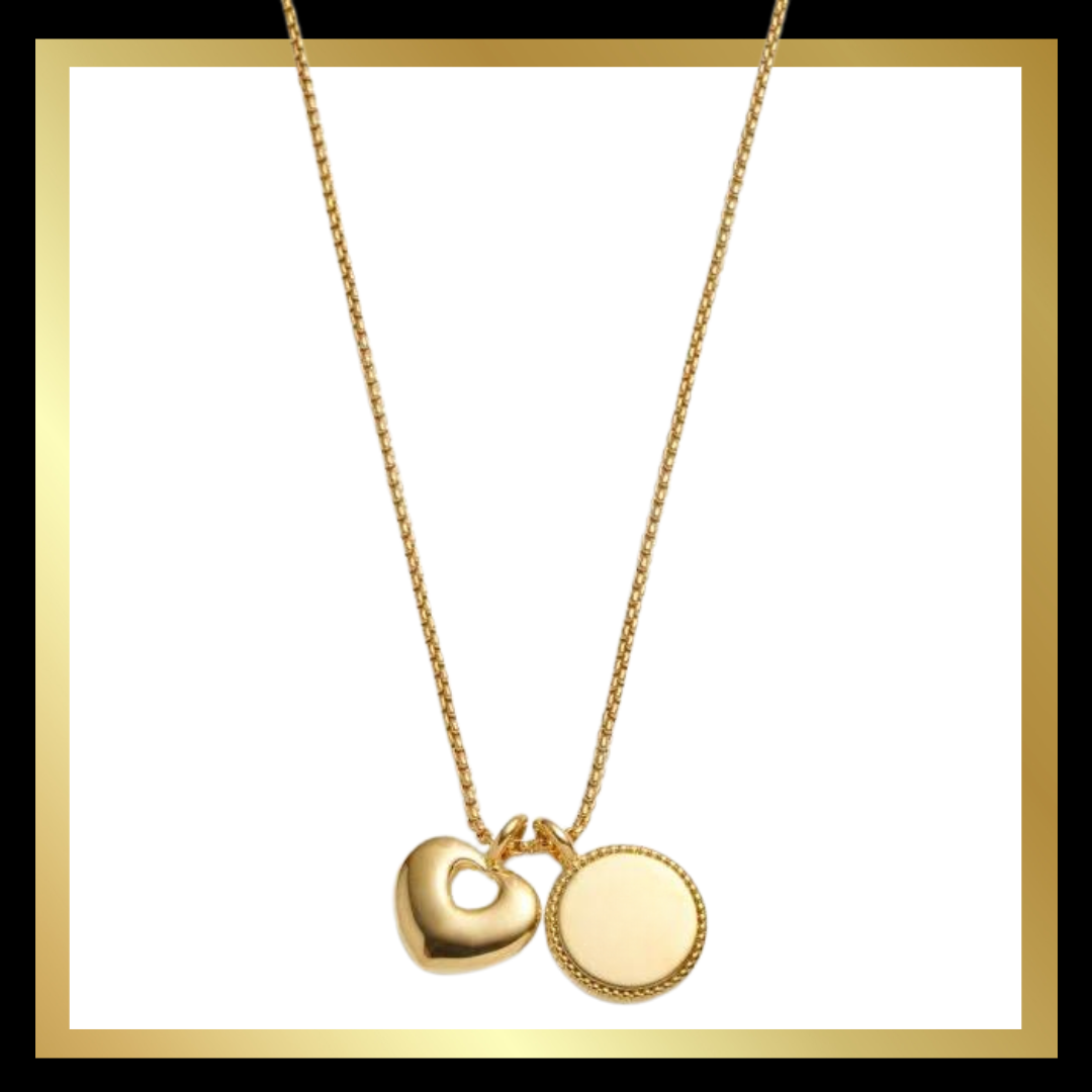 'Family Forever' Waterproof Gold Charm Necklace by Katie Loxton