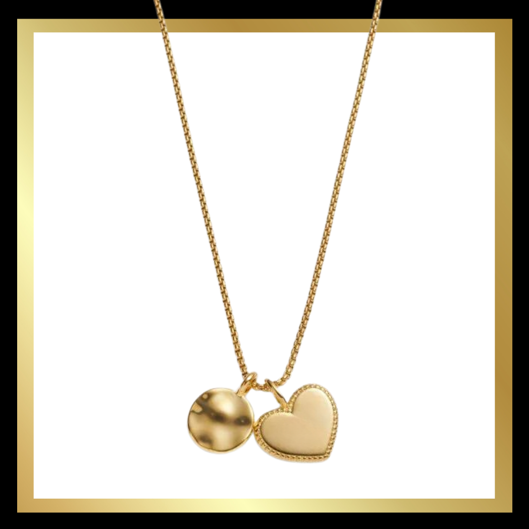 'Happy Birthday' Waterproof Gold Charm Necklace by Katie Loxton