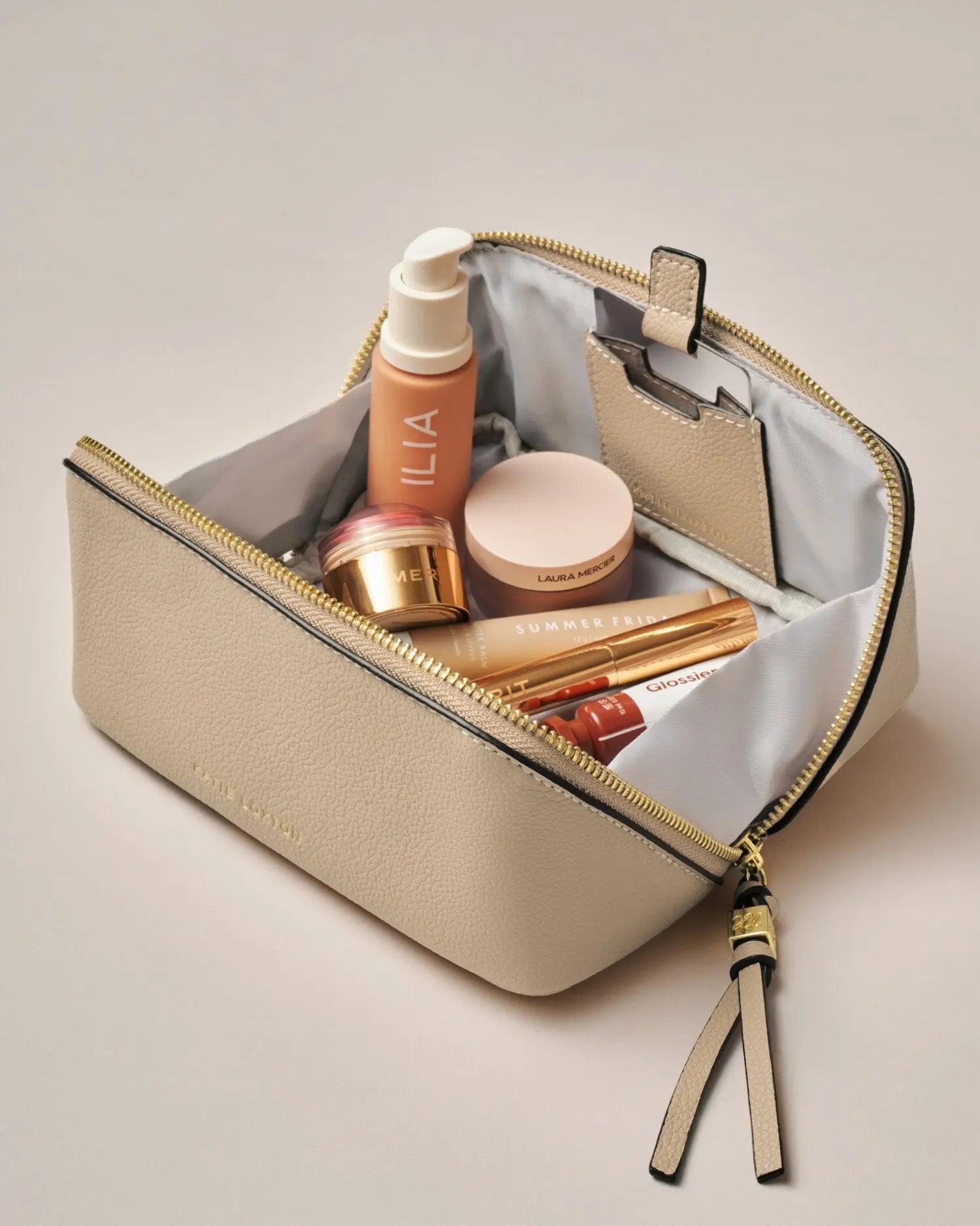 Fold Out Mirror Make Up Bag The Style Closet