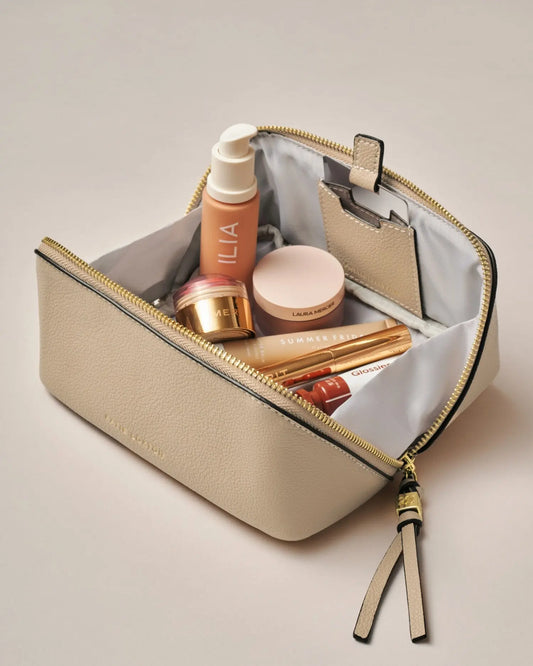 Fold Out Mirror Make Up Bag The Style Closet