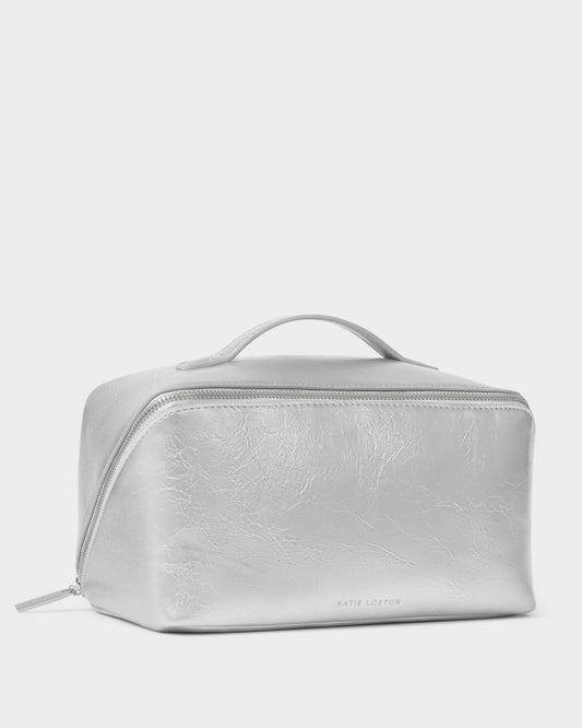Patent Crackle Large Makeup & Wash Bag