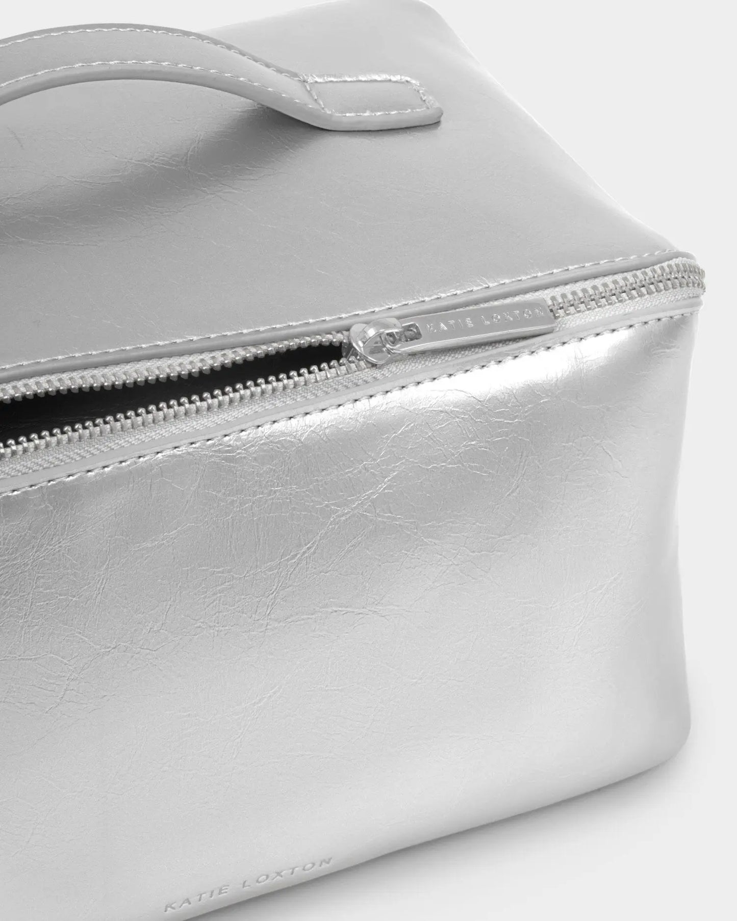 Patent Crackle Large Makeup & Wash Bag The Style Closet