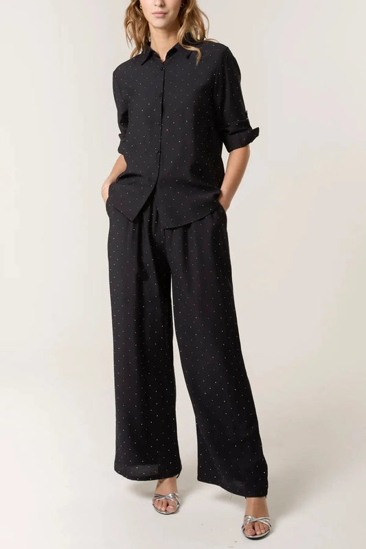 SPARKLY SHIRT & TROUSER CO-ORD SET The Style Closet