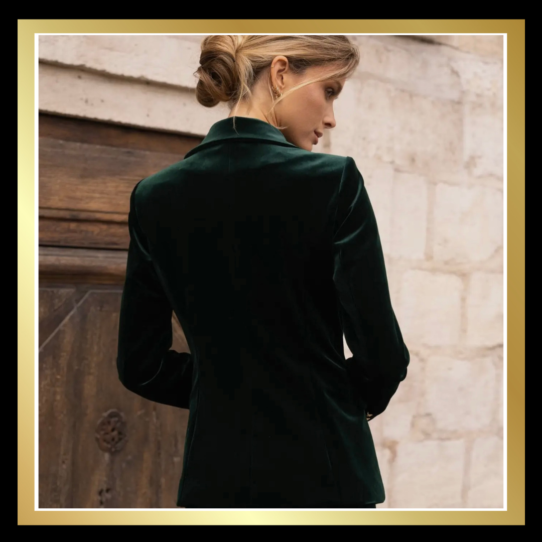 Balmain Style Velvet Blazer The Style Closet