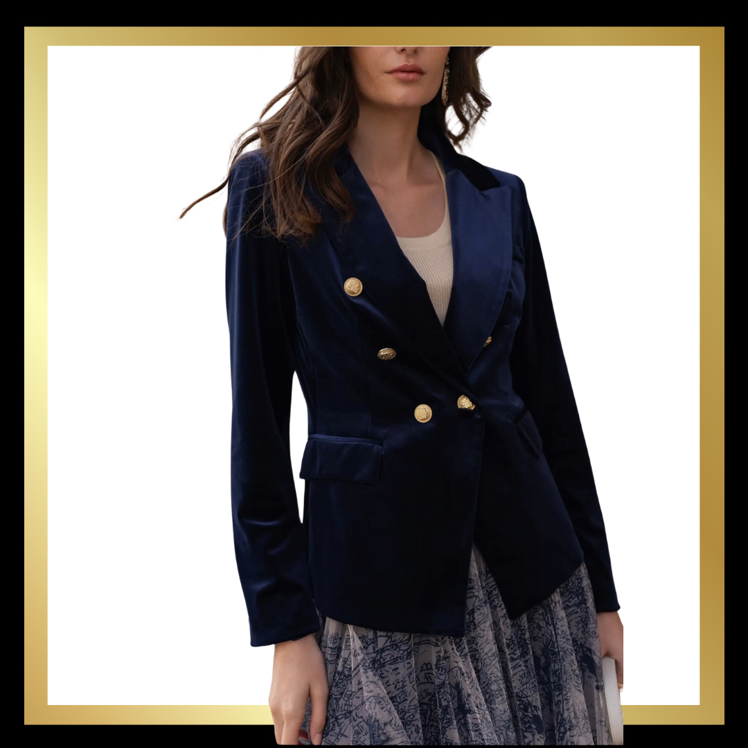 Balmain Style Velvet Blazer The Style Closet