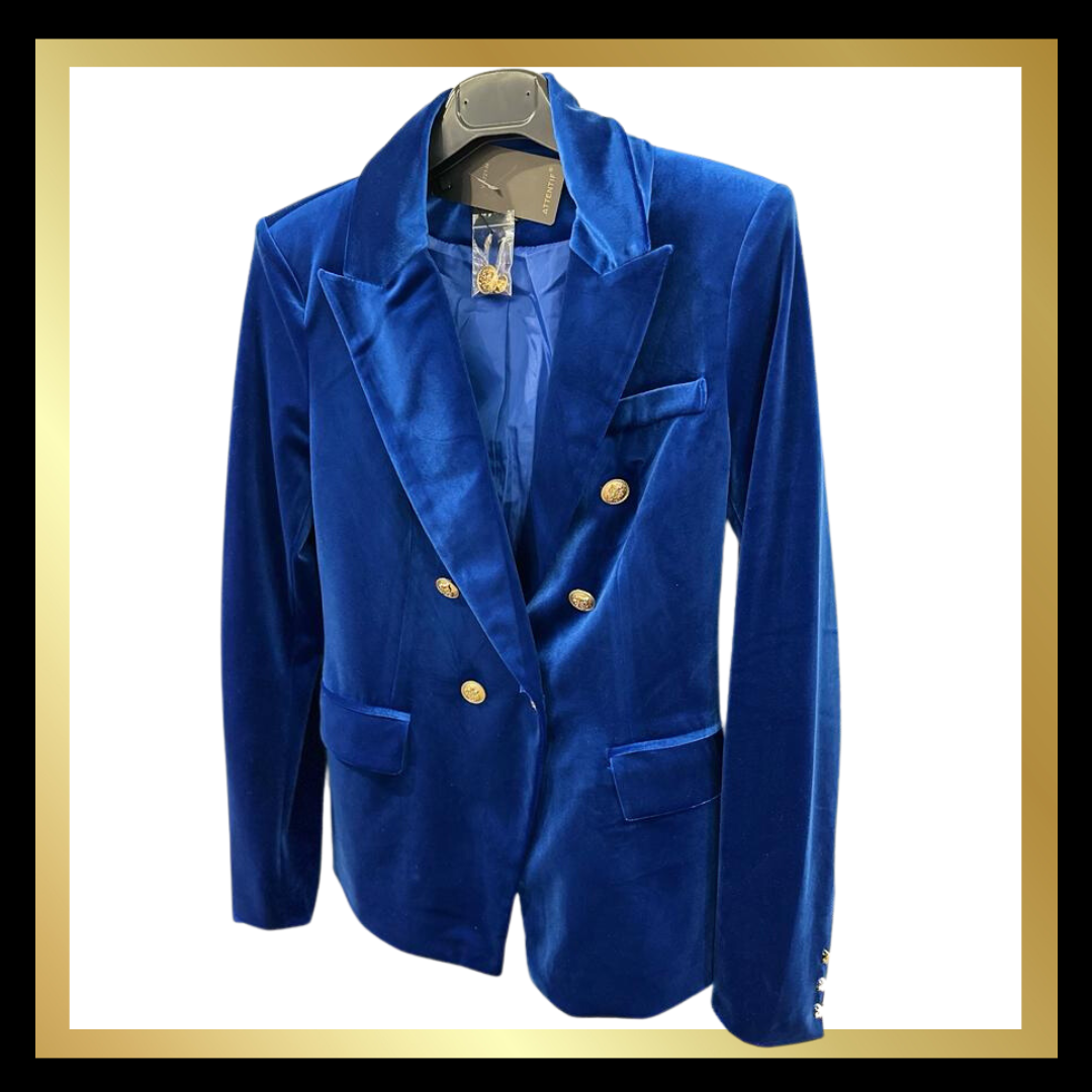 Balmain Style Velvet Blazer The Style Closet