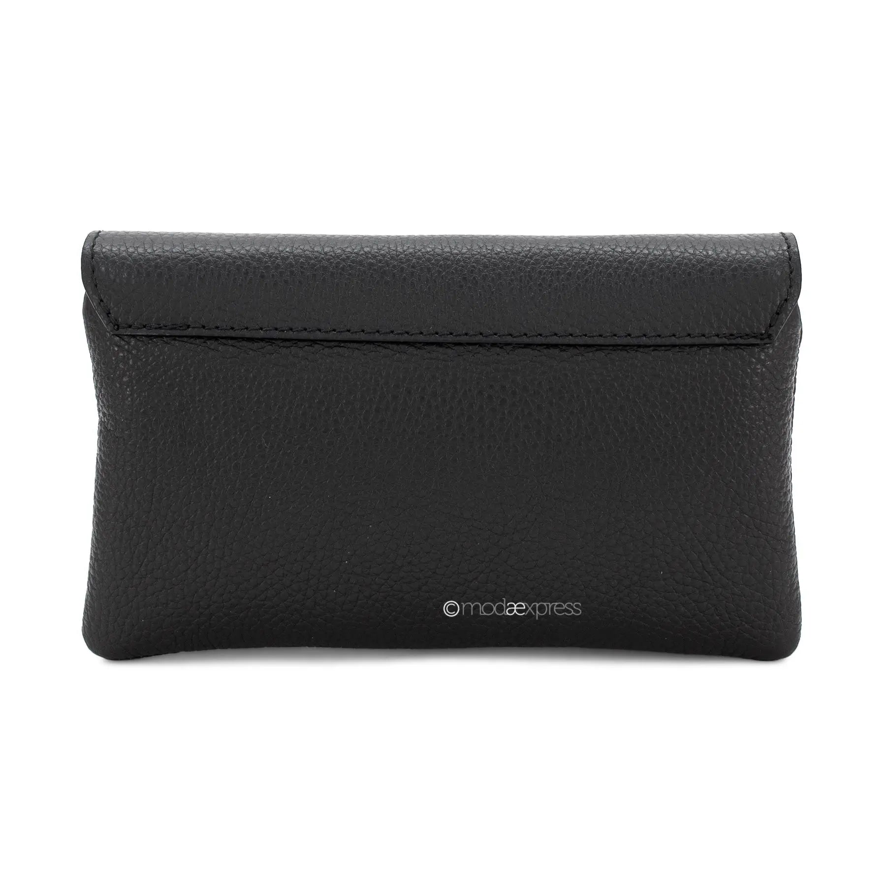 Double Compartment Leather Bag with Crossbody Silver Chain The Style Closet