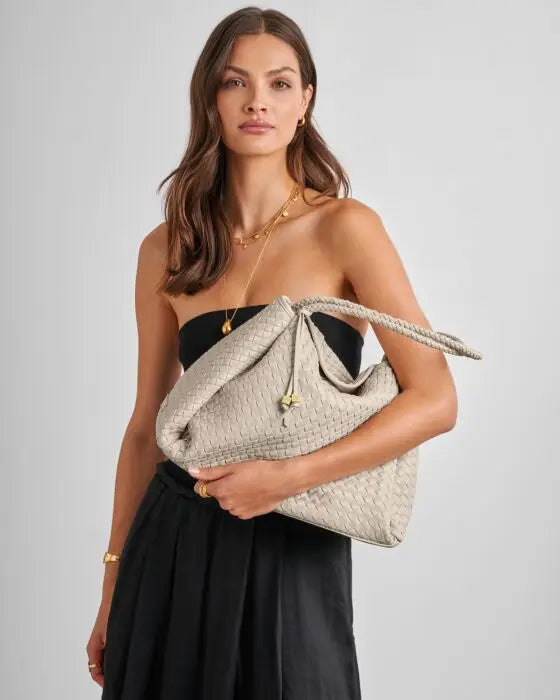 NOVA Hand Woven Large Shoulder Bag The Style Closet
