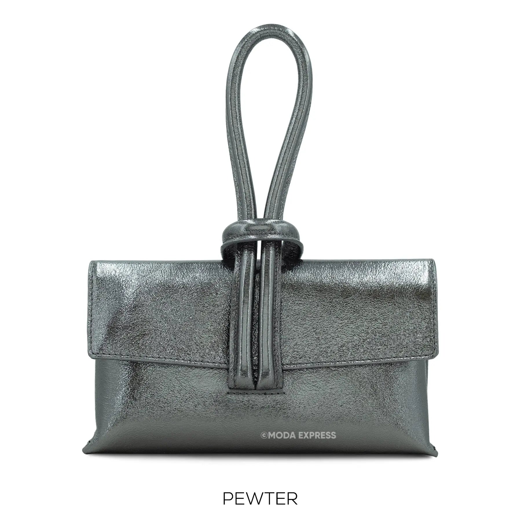 Leather Loop Handle Bag The Style Closet