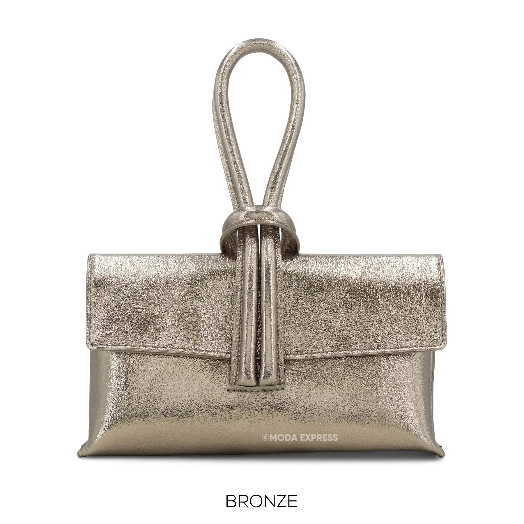 Leather Loop Handle Bag The Style Closet