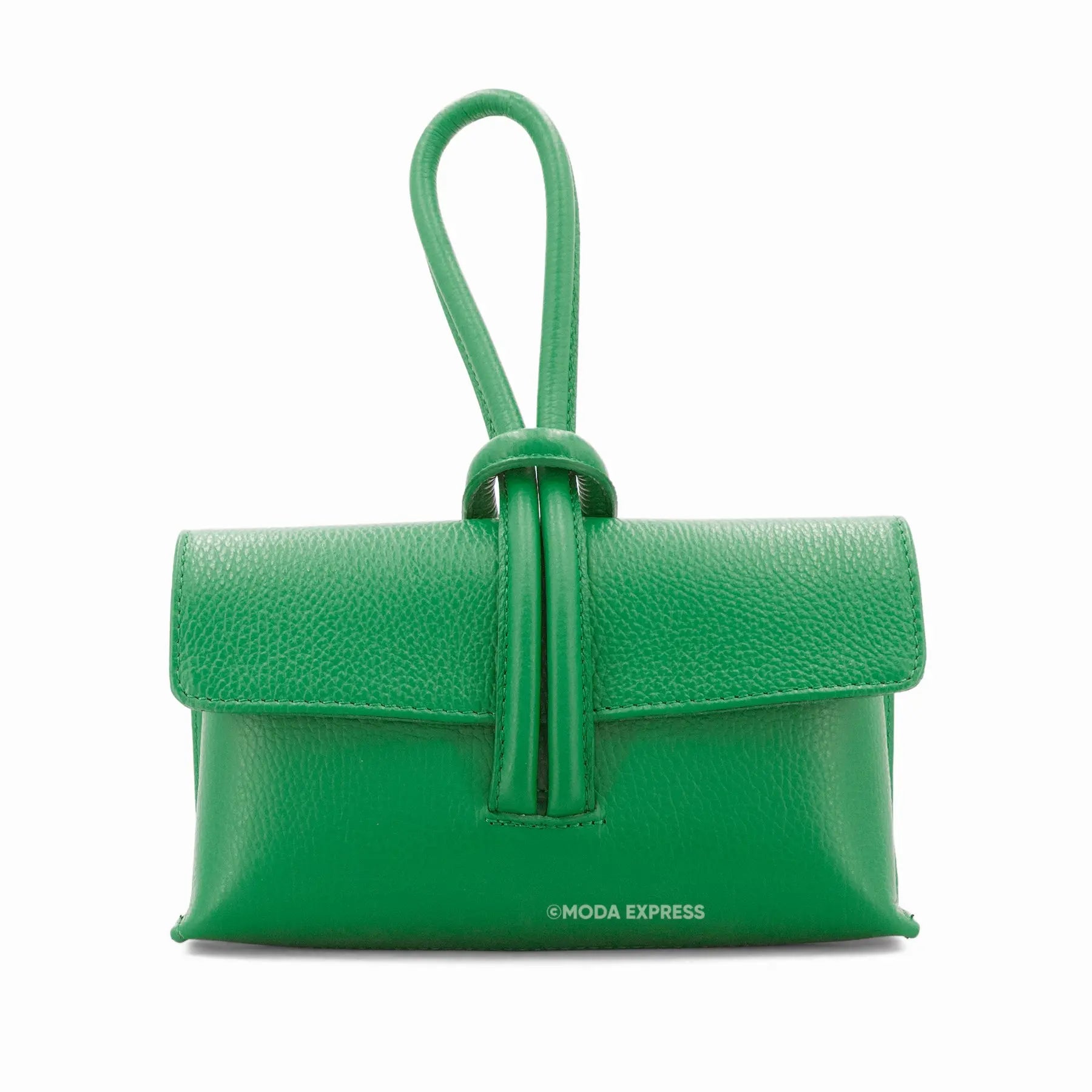 Leather Loop Handle Bag The Style Closet