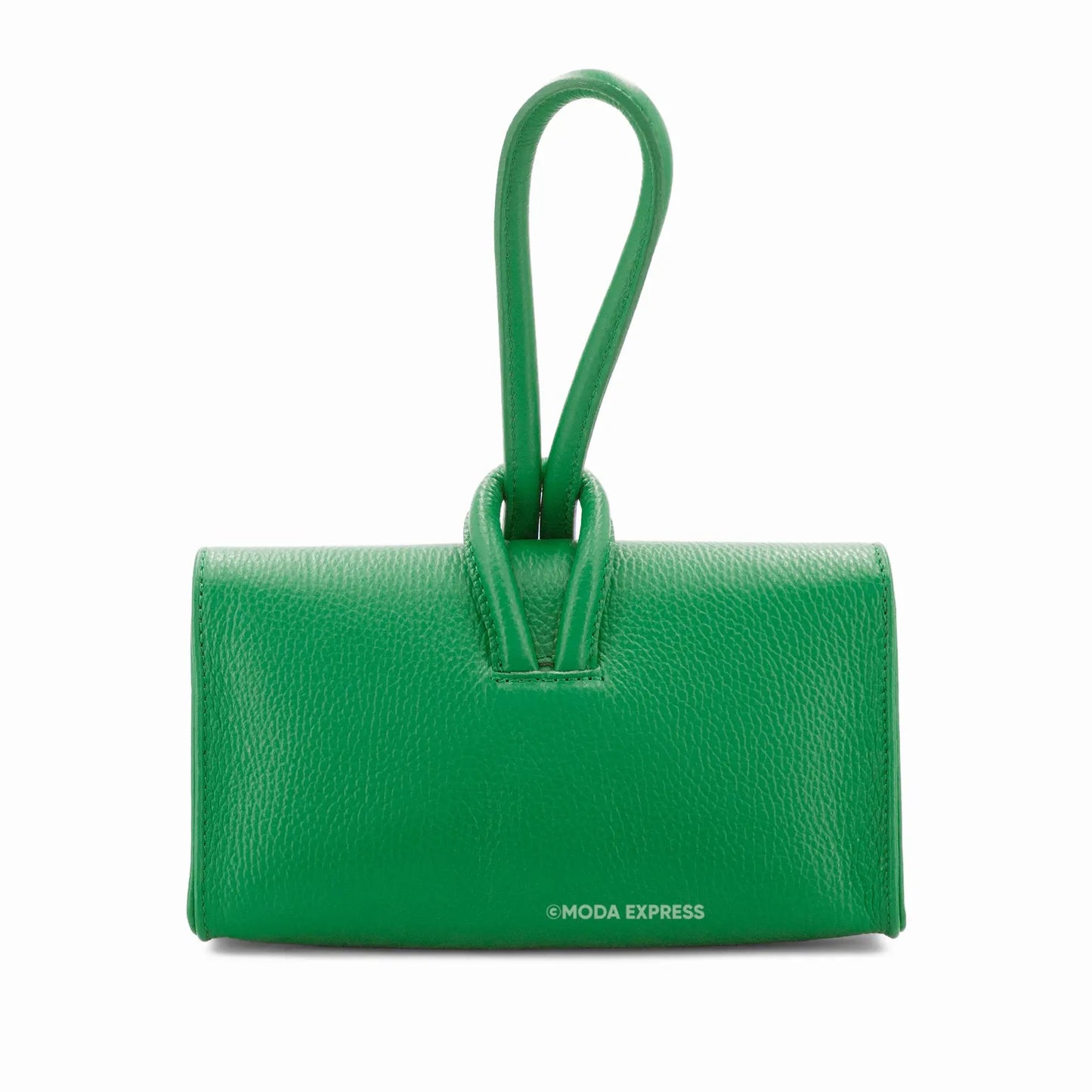 Leather Loop Handle Bag The Style Closet