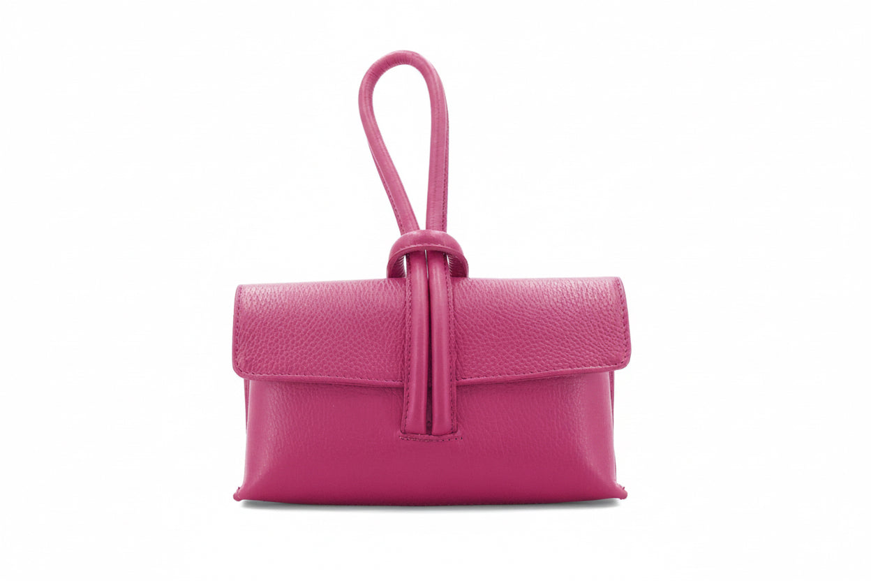 Leather Loop Handle Bag The Style Closet