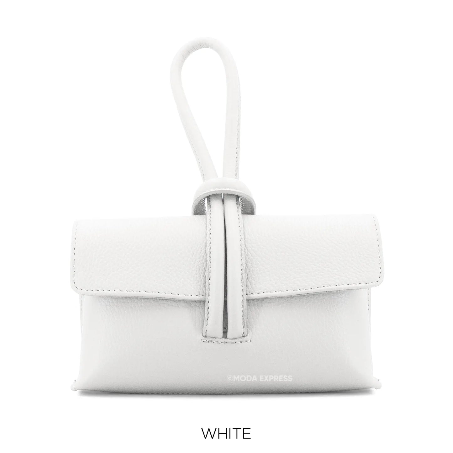 Leather Loop Handle Bag The Style Closet