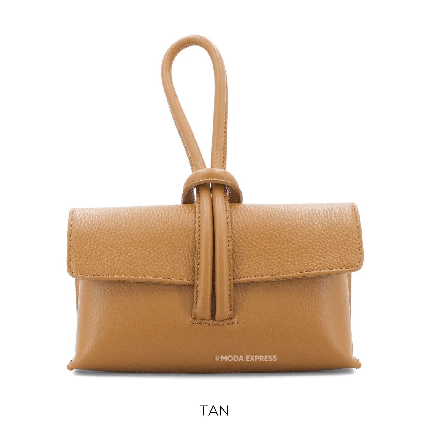 Leather Loop Handle Bag The Style Closet