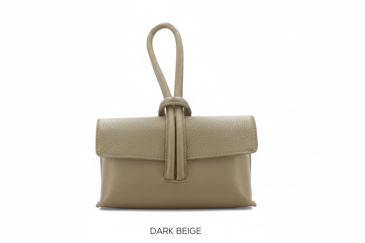 Leather Loop Handle Bag The Style Closet