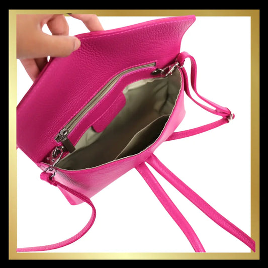Leather Loop Handle Bag The Style Closet