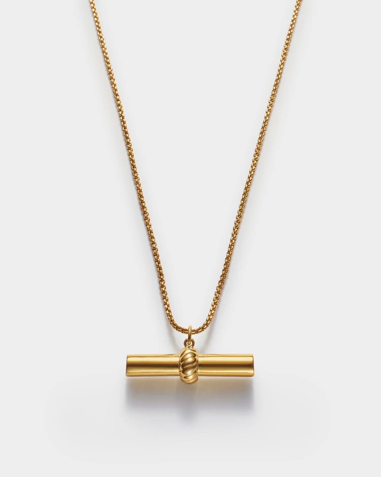 Katie Loxton Themis Waterproof Gold T-Bar Necklace The Style Closet