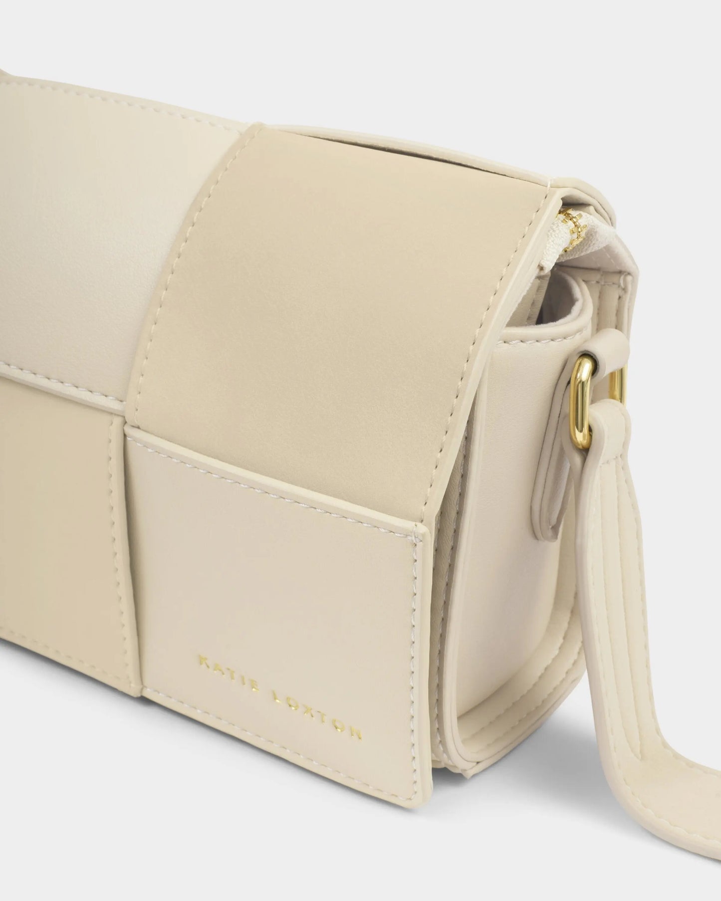 Taya Suedette Crossbody Bag Off White Suedette The Style Closet