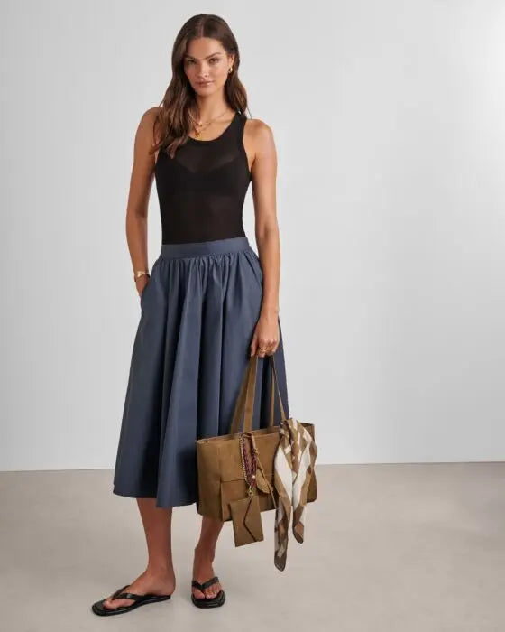 Taya Hand Woven Suedette Tote Bag in Caramel The Style Closet