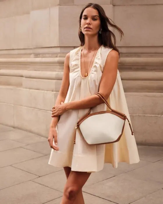 Florence Mini Tote Rafia /cognac The Style Closet