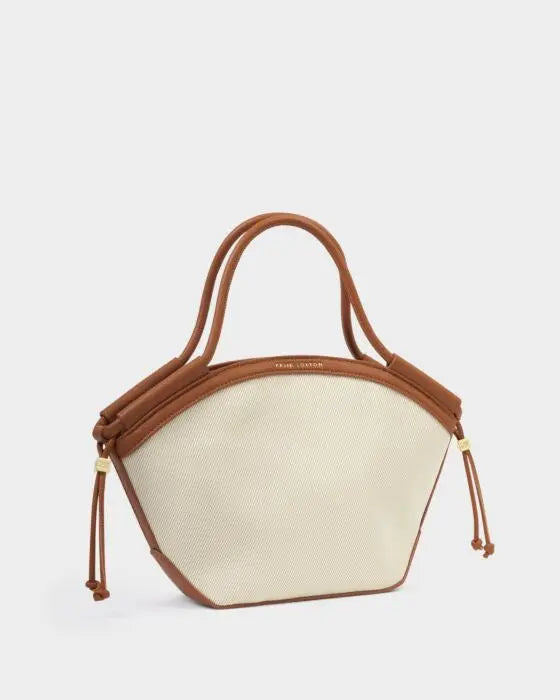 Florence Mini Tote Rafia /cognac The Style Closet