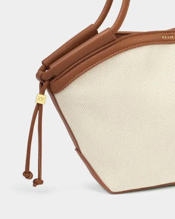 Florence Mini Tote Rafia /cognac The Style Closet