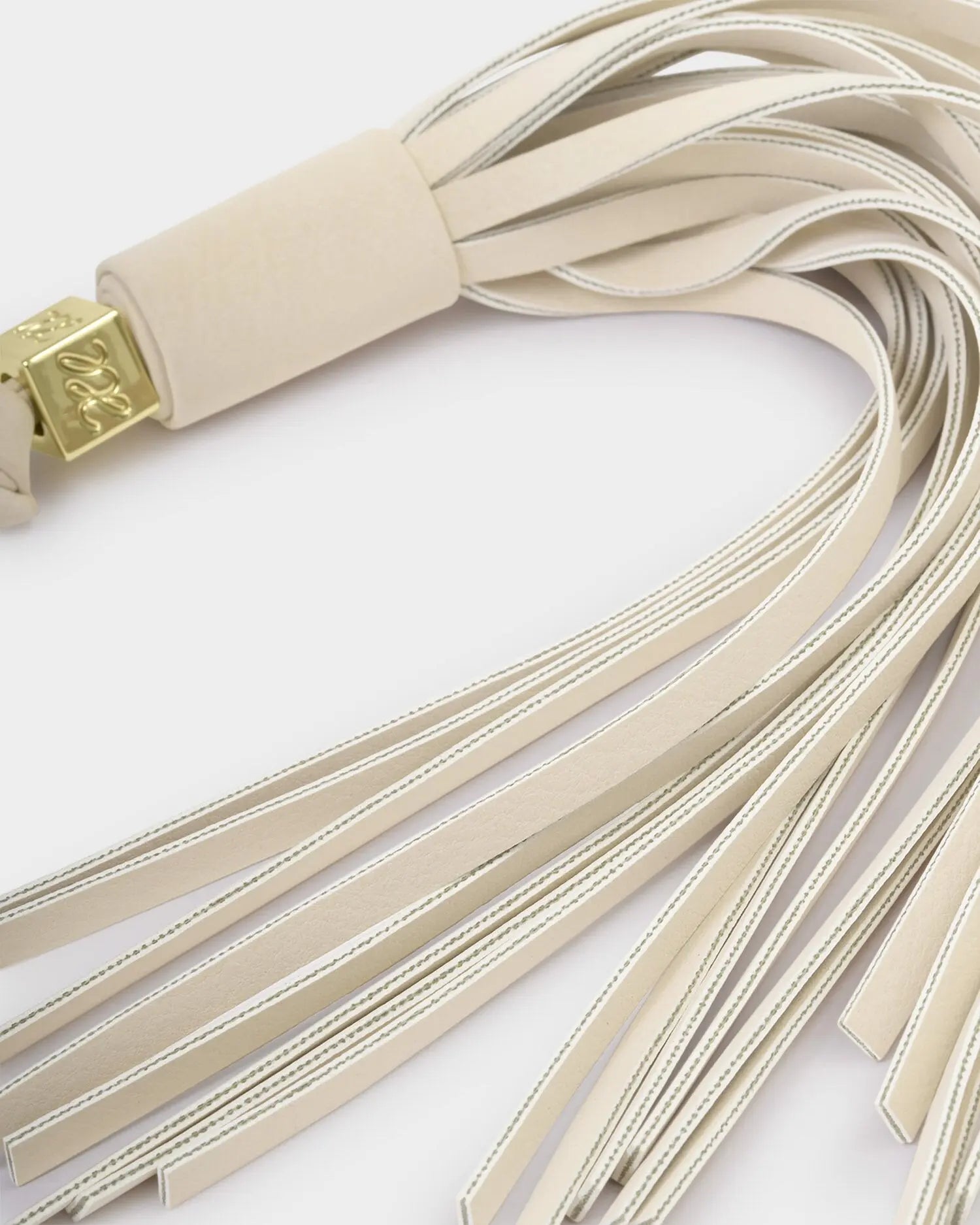 Oversized Suedette Tassel Bag Charm - Chalk The Style Closet