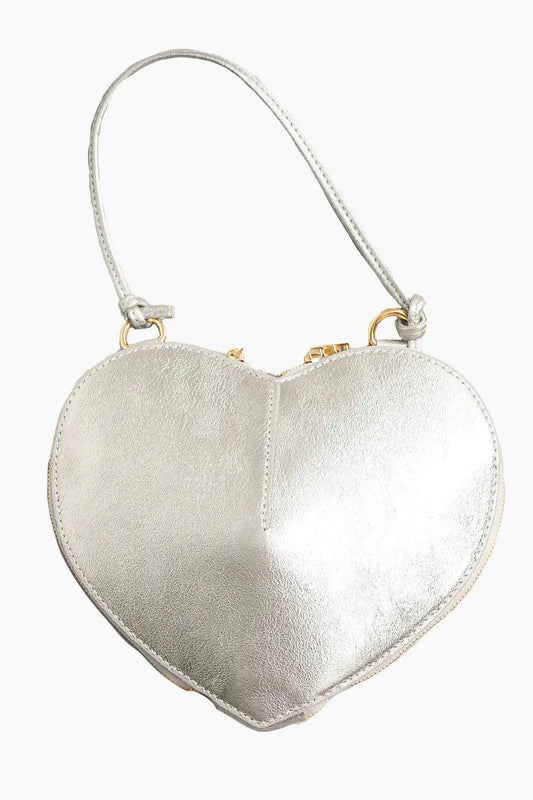Heart Crossbody Bag Italian Leather in 3 colours