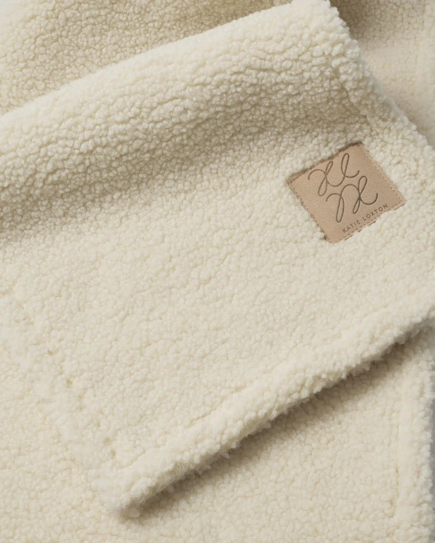 BORG SCARF in CREAM or TAN The Style Closet