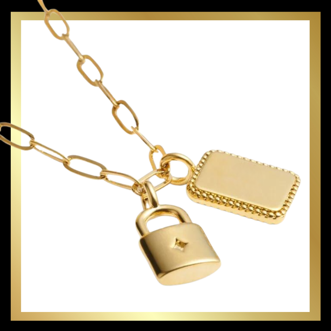 'Inner Strength' Waterproof Gold Charm Necklace by Katie Loxton