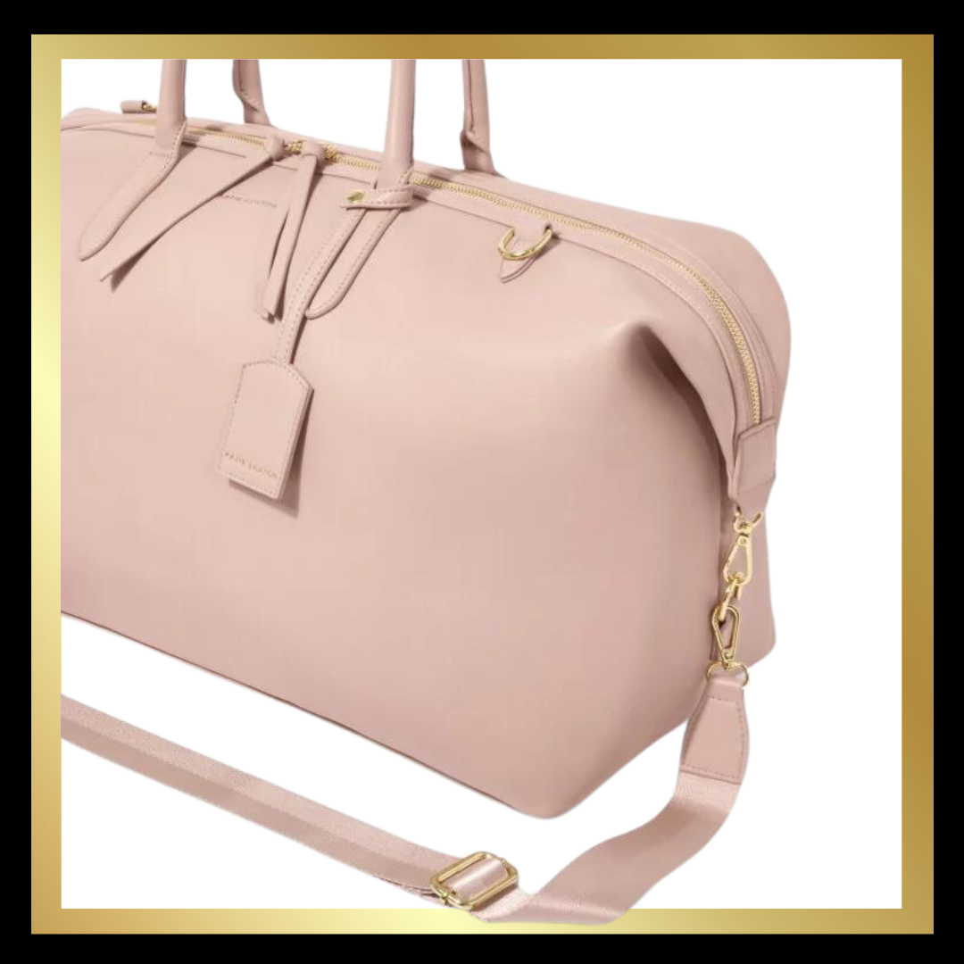 Oxford Weekend Holdall in Dusty Pink by Katie Loxton