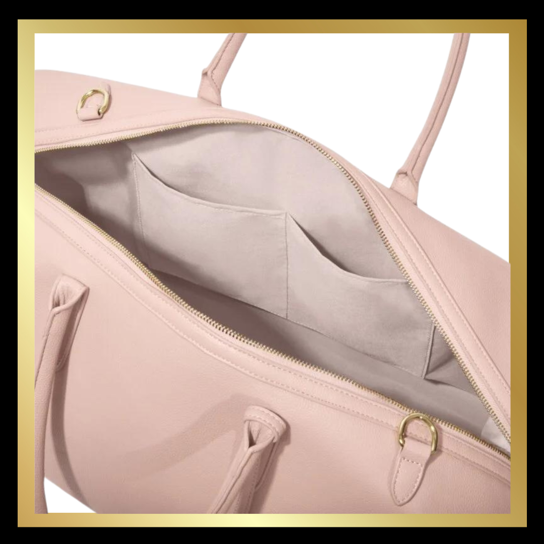 Oxford Weekend Holdall in Dusty Pink by Katie Loxton