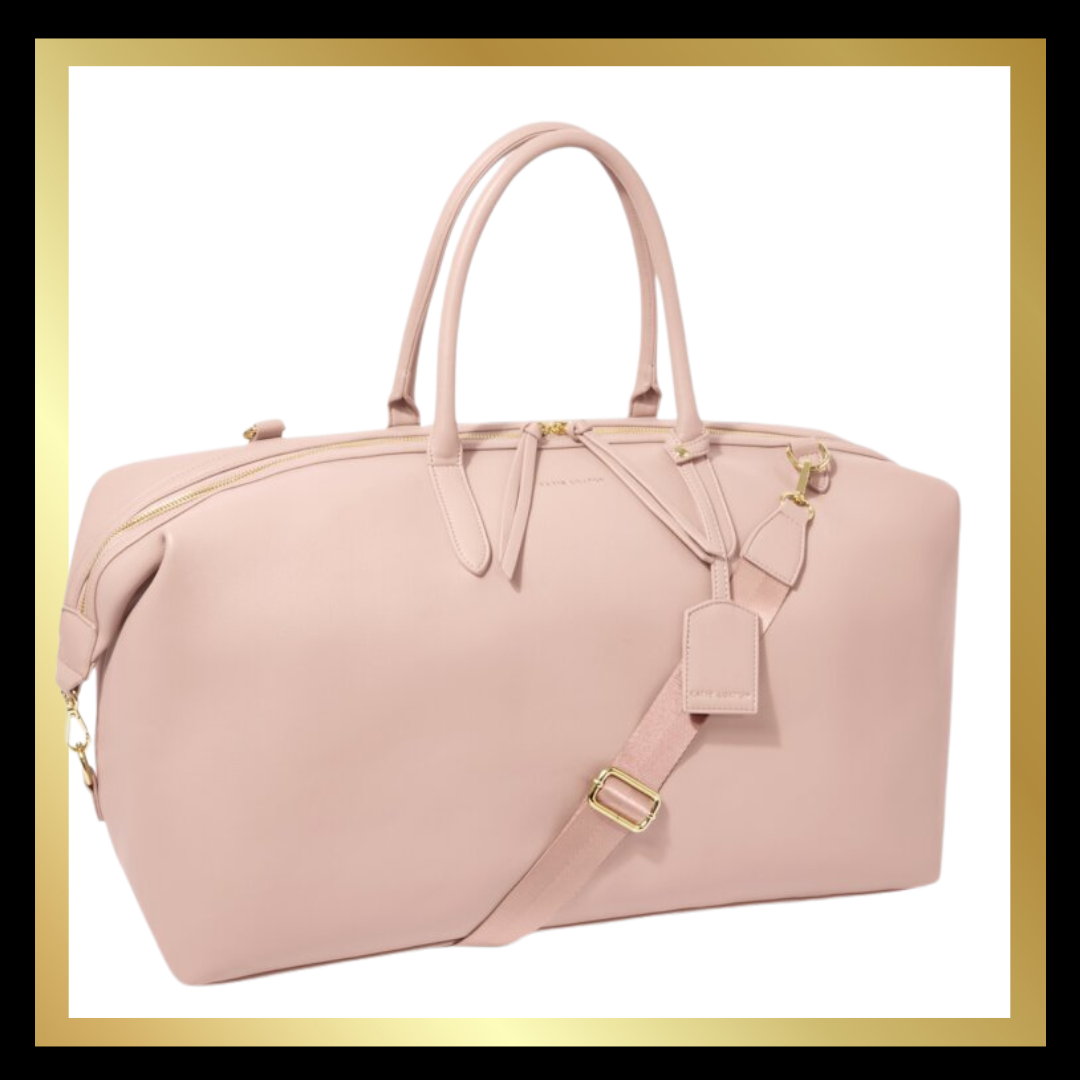 Oxford Weekend Holdall in Dusty Pink by Katie Loxton