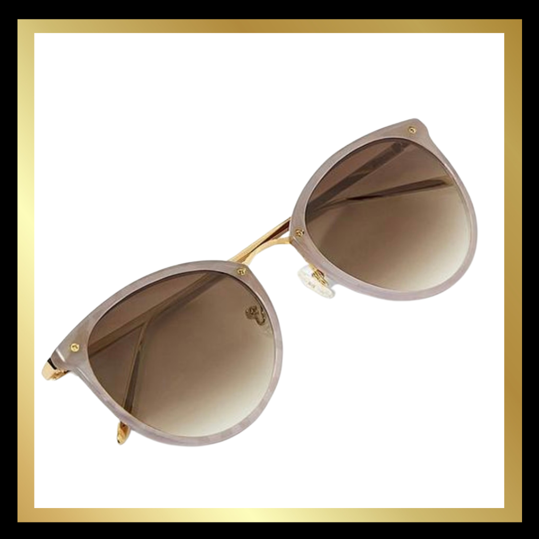 Santorini Sunglasses in Taupe Marble by Katie Loxton