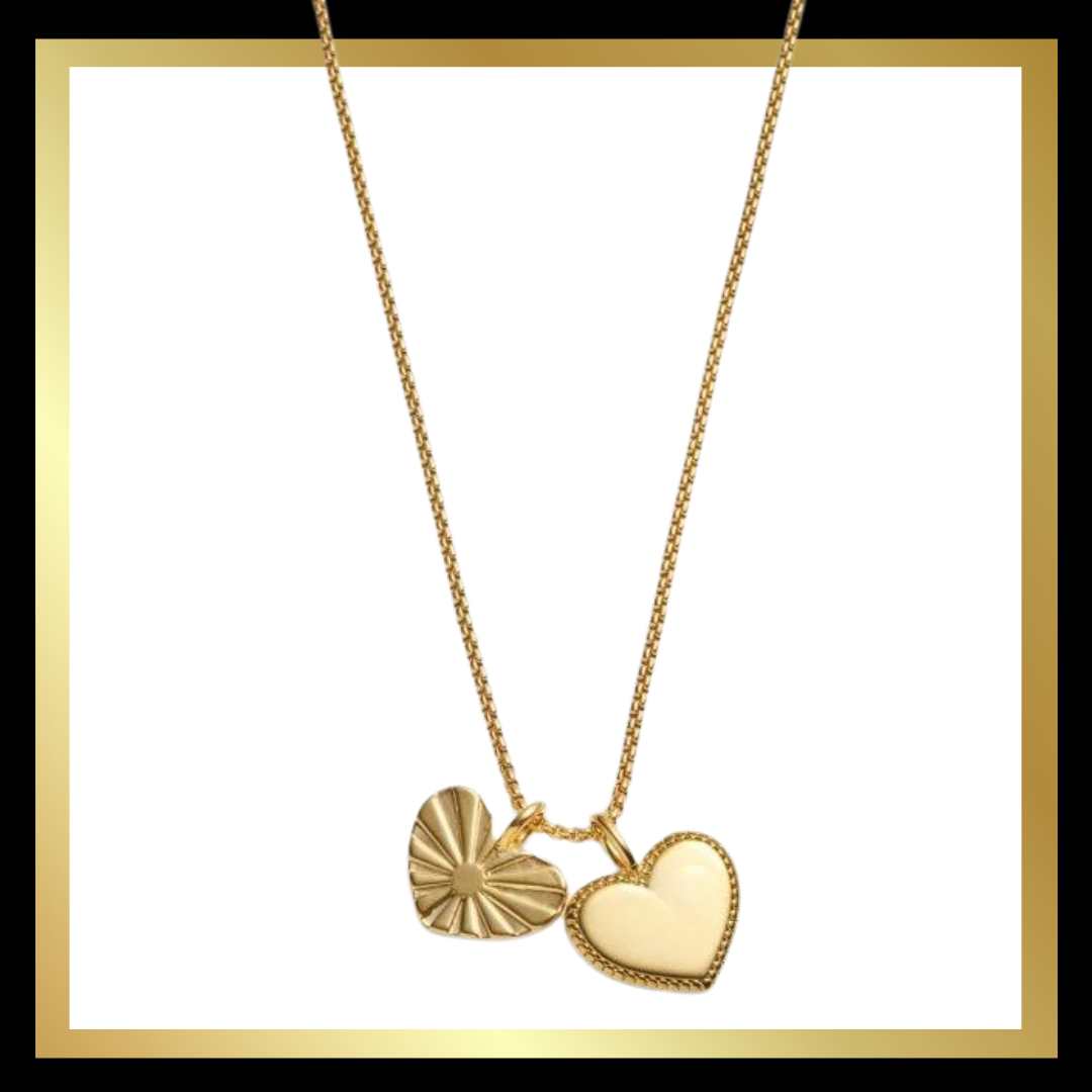 'Love About All' Waterproof Gold Charm Necklace by Katie Loxton