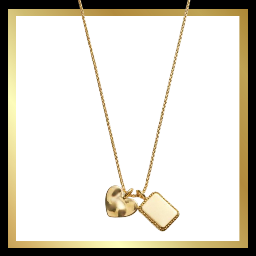 'Mum' Waterproof Gold Charm Necklace by Katie Loxton