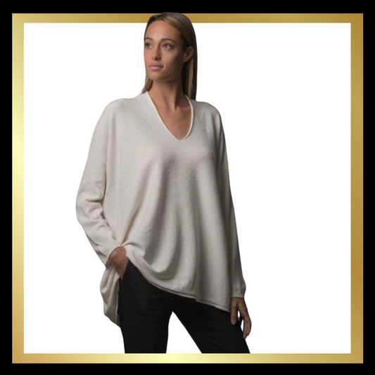Relaxed Fit V Neck Jumpers