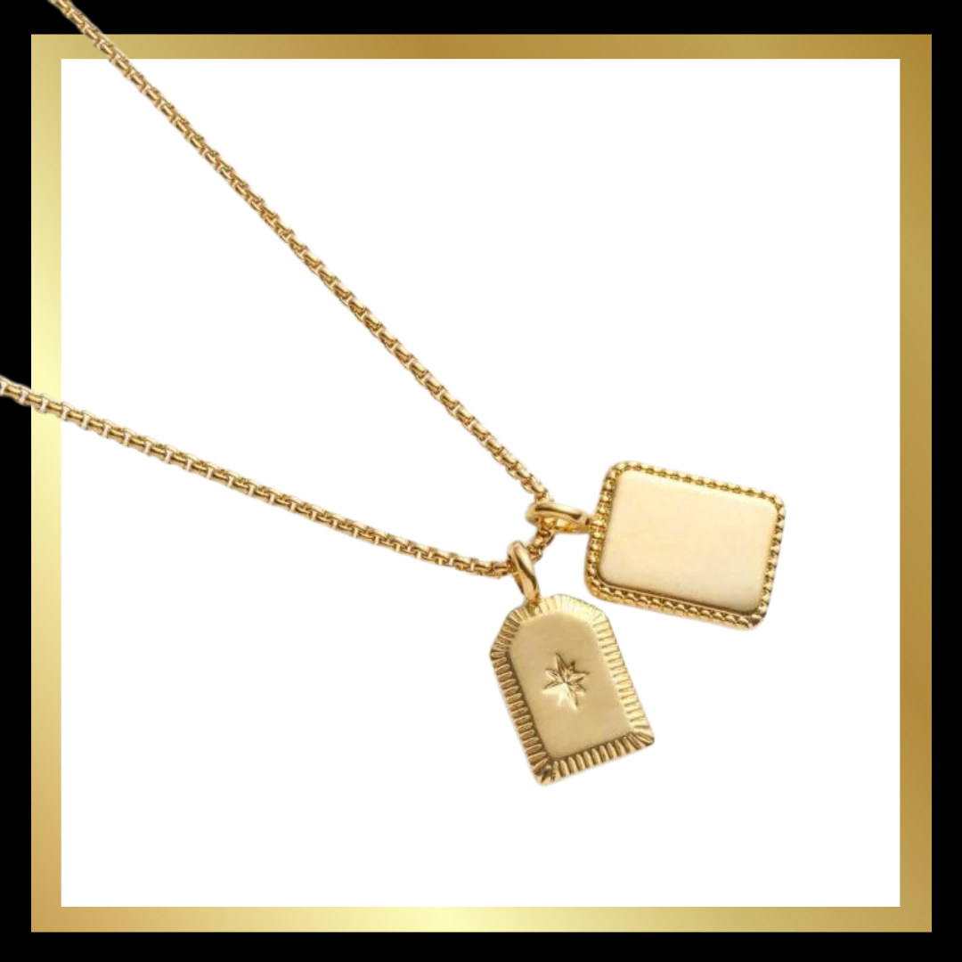 'Treasured Friend' Waterproof Gold Charm Necklace by Katie Loxton The Style Closet