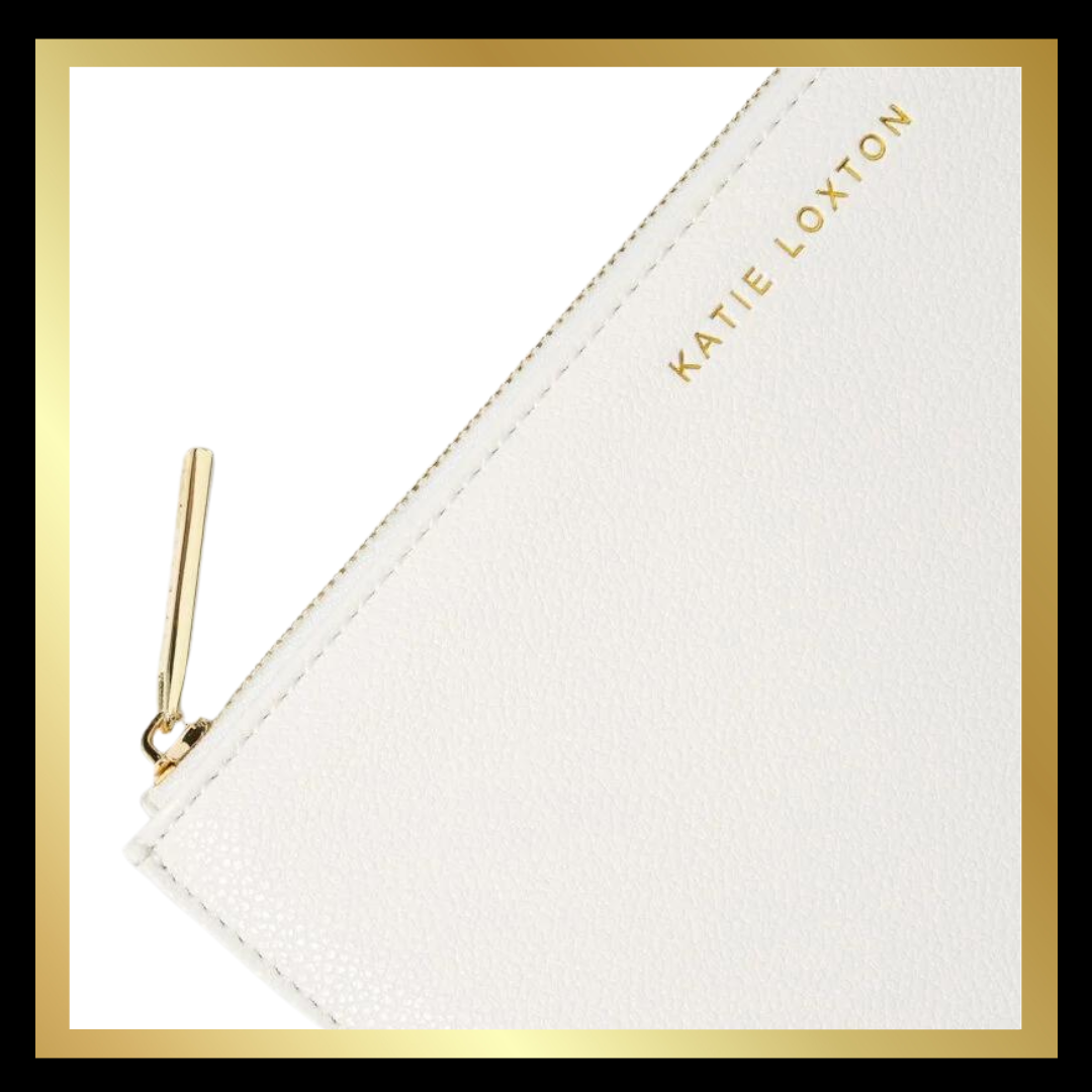 White Baby Secret Message Pouch  - 'Hello Little One' by Katie Loxton