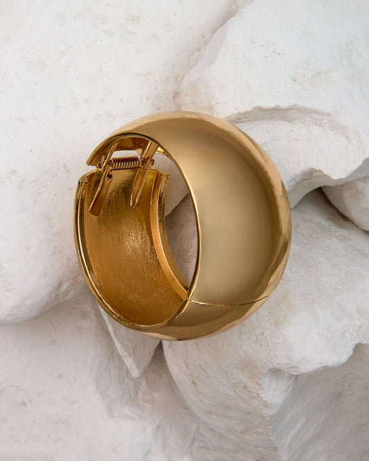 Chunky Cuff Bangle | Gold