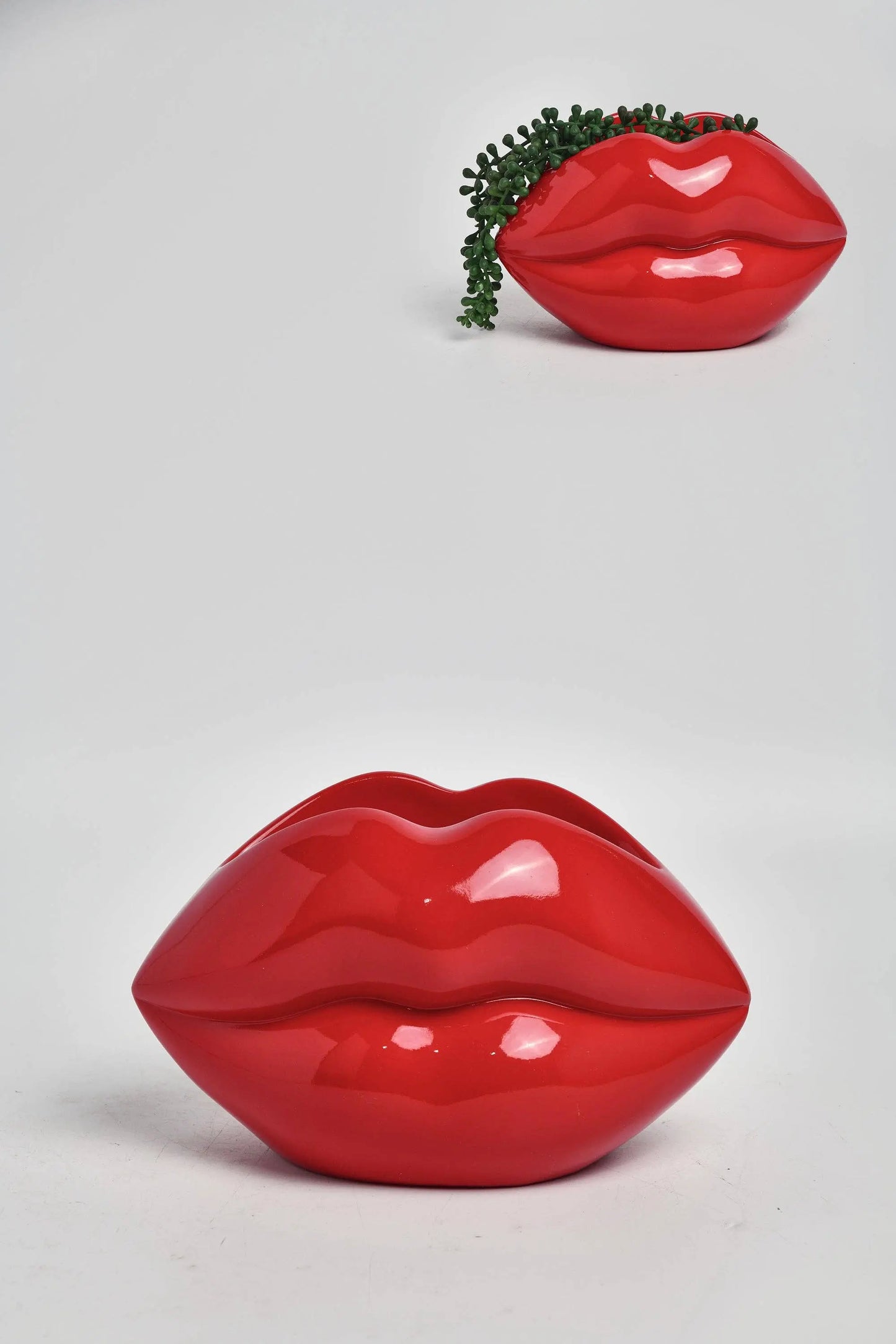 Red Lip Planter The Style Closet