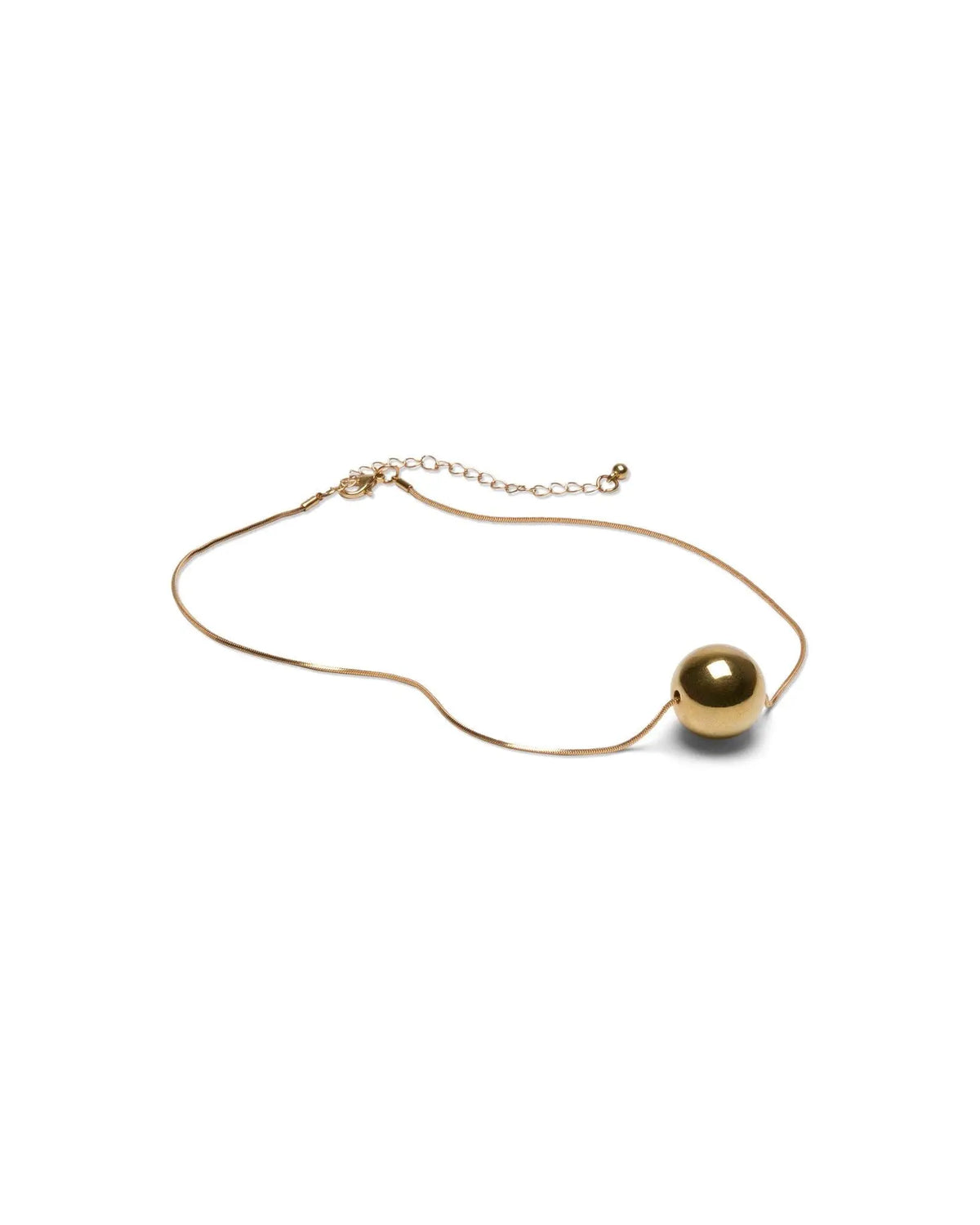 Pendle Large Ball Necklace | Gold The Style Closet