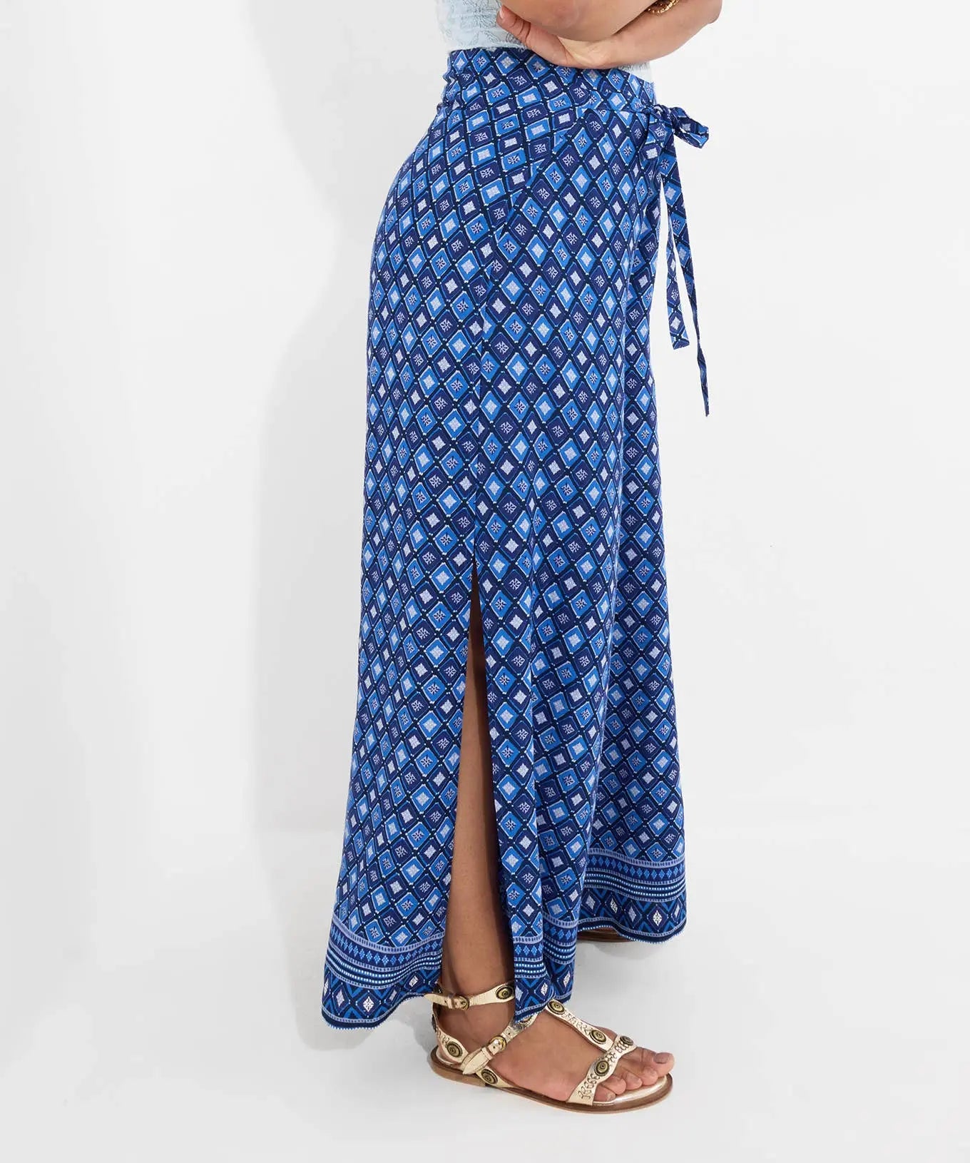 That’s A Wrap Beach Trousers: Blue / 10 Joe Browns
