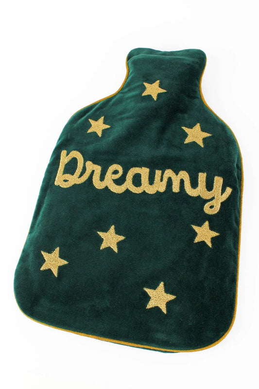 GREEN VELVET DREAMY HOT WATER BOTTLE The Style Closet