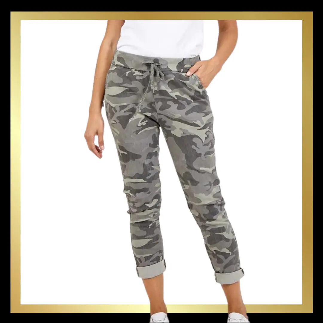 Magic Trousers - Camouflage - Large Fit The Style Closet